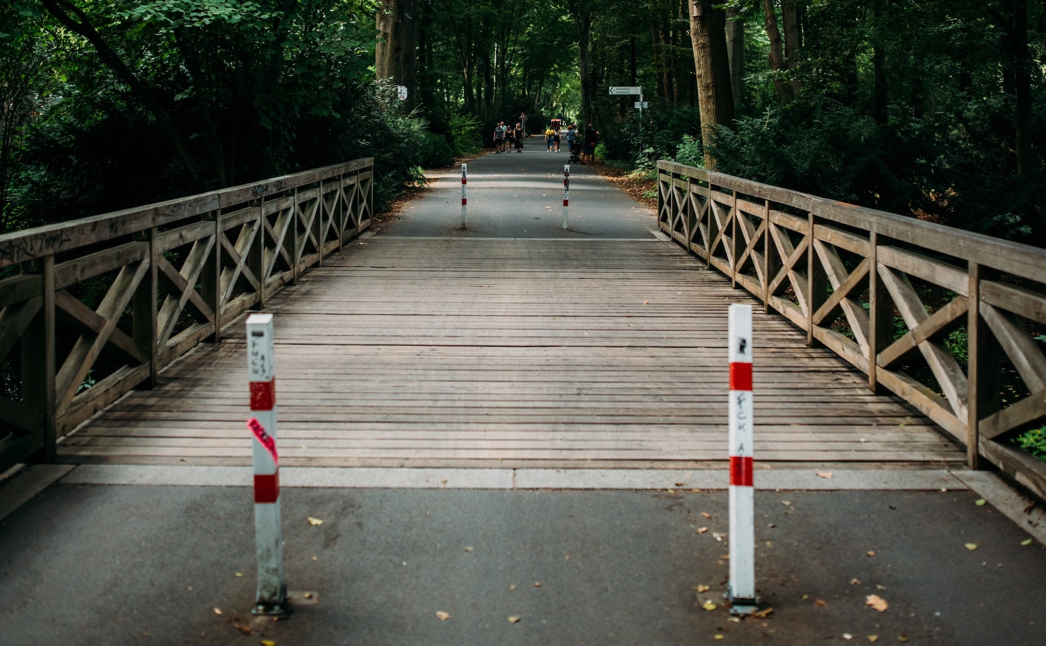 One of the bridges in Tiergarten similar to the one in the gay cruising area